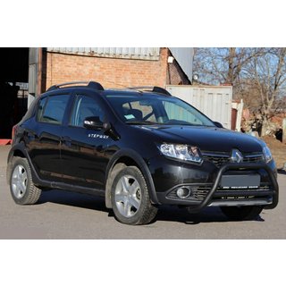 Parabullbar Anteriore WT006 Nero (Acciaio Inox) Dacia Sandero 2013-2020 foto 4