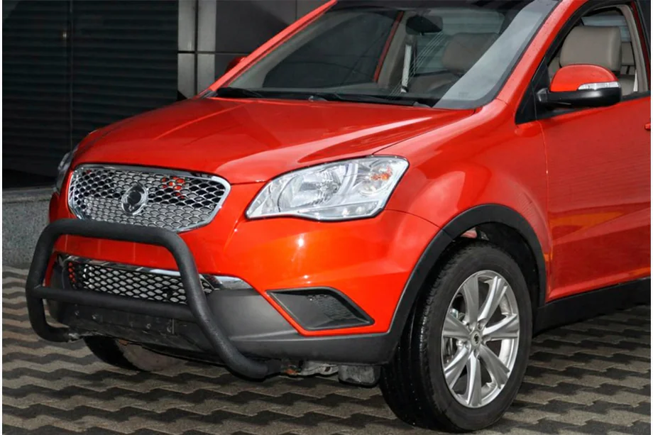 SsangYong Korando 2010-2019 Parabullbar WT005 Nero (Acciaio Inox) Image