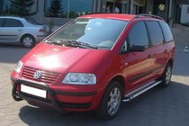 Volkswagen Sharan 1995-2010 Parabulloni WT005 Nero (Acciaio Inox) foto 2