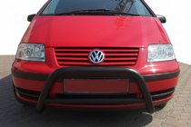 Volkswagen Sharan 1995-2010 Parabulloni WT005 Nero (Acciaio Inox) foto 3