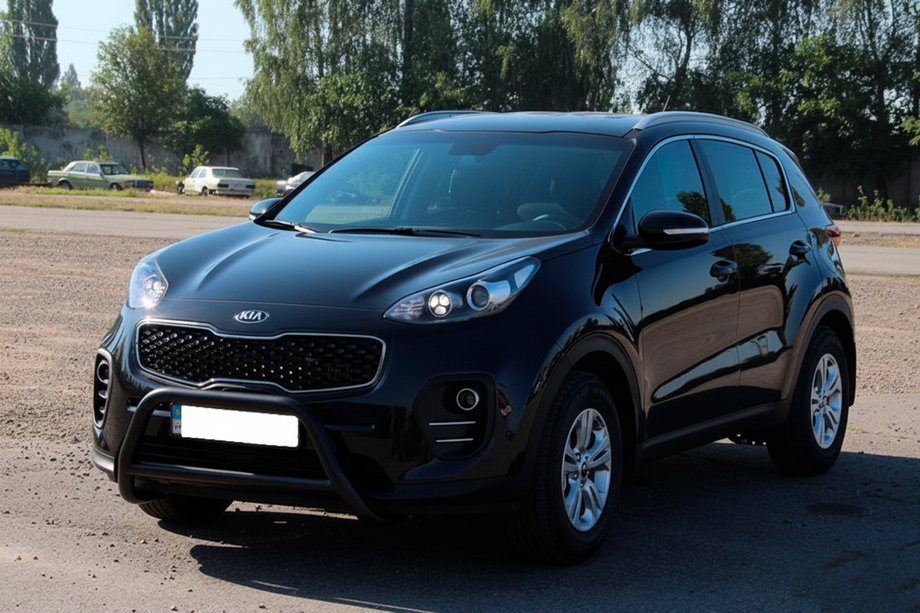 Kia Sportage 2015-2021 Parabulloni WT006 Nero (Acciaio Inox) Foto 5