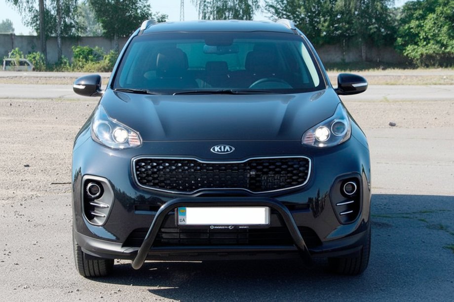 Kia Sportage 2015-2021 Parabulloni WT006 Nero (Acciaio Inox) Foto 1