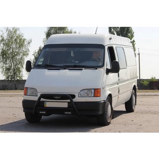 Parabulloni WT006 Nero (Acciaio Inox) Ford Transit 1991-2000 foto 2