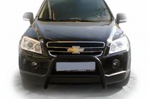 Chevrolet Captiva 2006-2019 Parabullbar Anteriore WT005 Nero (Acciaio Inox) foto 1