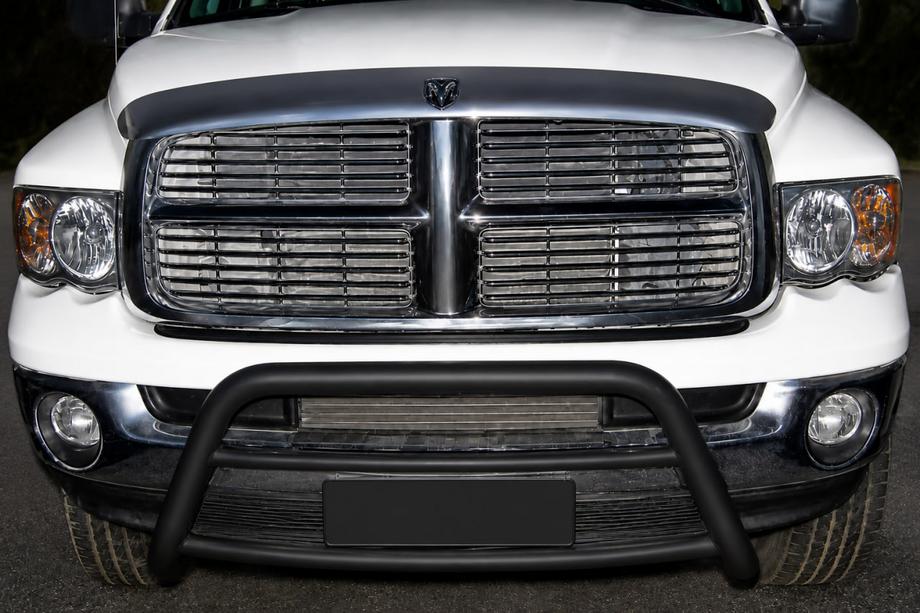 Dodge RAM (DR/DH/D1/DC/DM) 2002–2009 Parabullbar Anteriore WT005 Nero (Acciaio Inox) Image