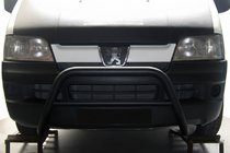 Fiat Ducato 1995-2006 Parabullbar Anteriore WT005 Nero (Acciaio Inox) foto 1
