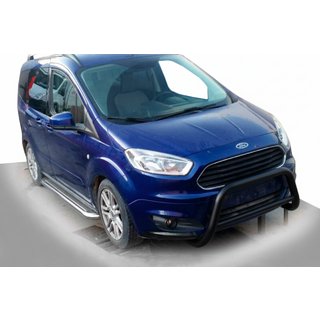 Protezione Anteriore WT005 Nera (Acciaio Inox) Ford Courier 2014-2023