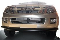 Isuzu D-Max 2011-2019 Paraurti Anteriore ST014 Nero (Acciaio Inox) foto 1