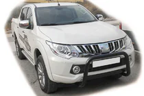 Mitsubishi L200 2015-2024 Parabulloni WT005 Nero (Acciaio Inox) foto 1