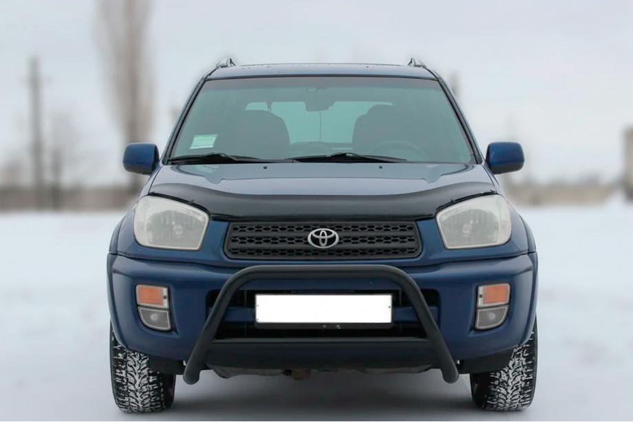 Toyota Rav 4 2001-2005 Parabullbar WT005 Nero (Acciaio Inox) Image
