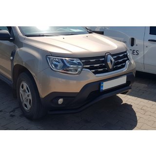 Protezione Anteriore WT008 Nera (Acciaio Inox) Dacia Duster 2018-2024 foto 4