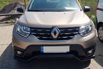 Renault Duster 2018-2024 Protezione Anteriore WT008 Nera (Acciaio Inox) foto 3