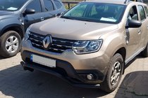 Renault Duster 2018-2024 Protezione Anteriore WT008 Nera (Acciaio Inox) foto 1