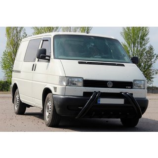 Bull bar Kelebek WT011 Black (acciaio inox) Volkswagen T4 Transporter 1990-2003 foto 2
