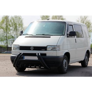 Bull bar Kelebek WT011 Black (acciaio inox) Volkswagen T4 Caravelle/Multivan 1990–2003 foto 3