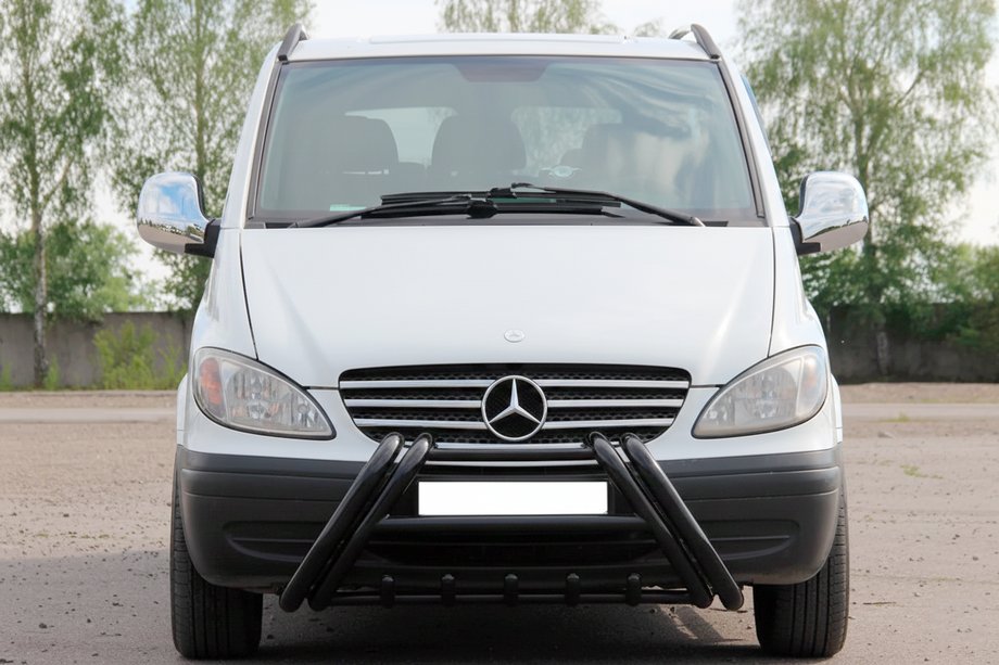 Mercedes Viano 2004-2014 Bull bar Kelebek WT011 Black (acciaio inox) Image
