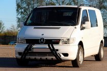 Mercedes Vito W638 1996-2003 Bull bar Kelebek WT011 Black (acciaio inox) foto 2