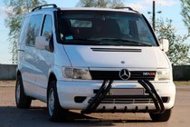 Mercedes Vito W638 1996-2003 Bull bar Kelebek WT011 Black (acciaio inox) foto 1