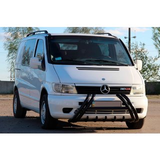 Bull bar Kelebek WT011 Black (acciaio inox) Mercedes Vito W638 1996-2003 foto 1