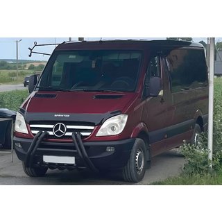 Parabulloni F1-01M Nero (2006-2013, Acciaio Inox) Mercedes Sprinter W906 2006–2018