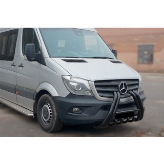 Parabulloni F1-01 Nero (2013-2018, Acciaio Inox) Mercedes Sprinter W906 2006–2018 foto 1
