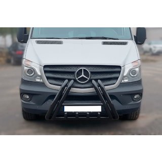 Parabulloni F1-01 Nero (2013-2018, Acciaio Inox) Mercedes Sprinter W906 2006–2018 foto 2