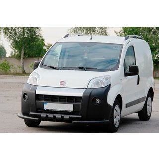 Protezione Anteriore Shark Black (Acciaio Inox) Fiat Fiorino/Qubo 2008-2024 foto 1