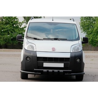 Protezione Anteriore Shark Black (Acciaio Inox) Fiat Fiorino/Qubo 2008-2024 foto 2