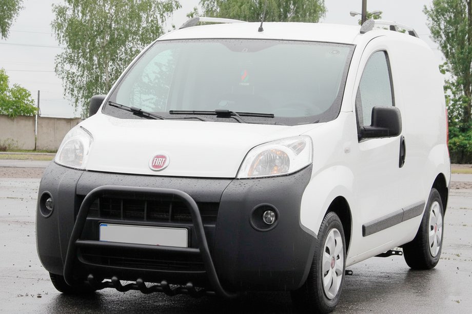 Fiat Fiorino/Qubo 2008-2024 Parabulloni WT006 Nero (Acciaio Inox) Foto 3