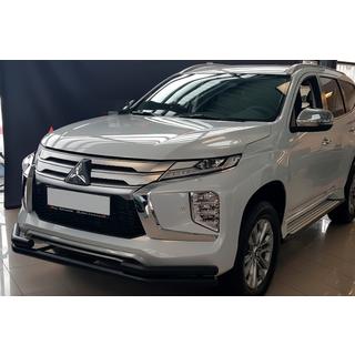 Protezione Anteriore ST085 Black (2020+, Acciaio Inox) Mitsubishi Pajero Sport 2015-