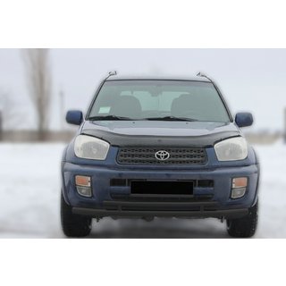 Protezione Anteriore ST014-1 Nera (Acciaio Inox) Toyota Rav 4 2001-2005 foto 1