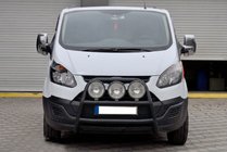 Ford Custom 2013-2022 Parabulloni WT022 Nero (Acciaio Inox) foto 2