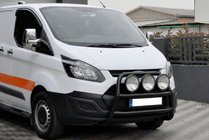 Ford Custom 2013-2022 Parabulloni WT022 Nero (Acciaio Inox) foto 1