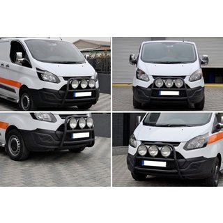 Parabulloni WT022 Nero (Acciaio Inox) Ford Custom 2013-2022 foto 4