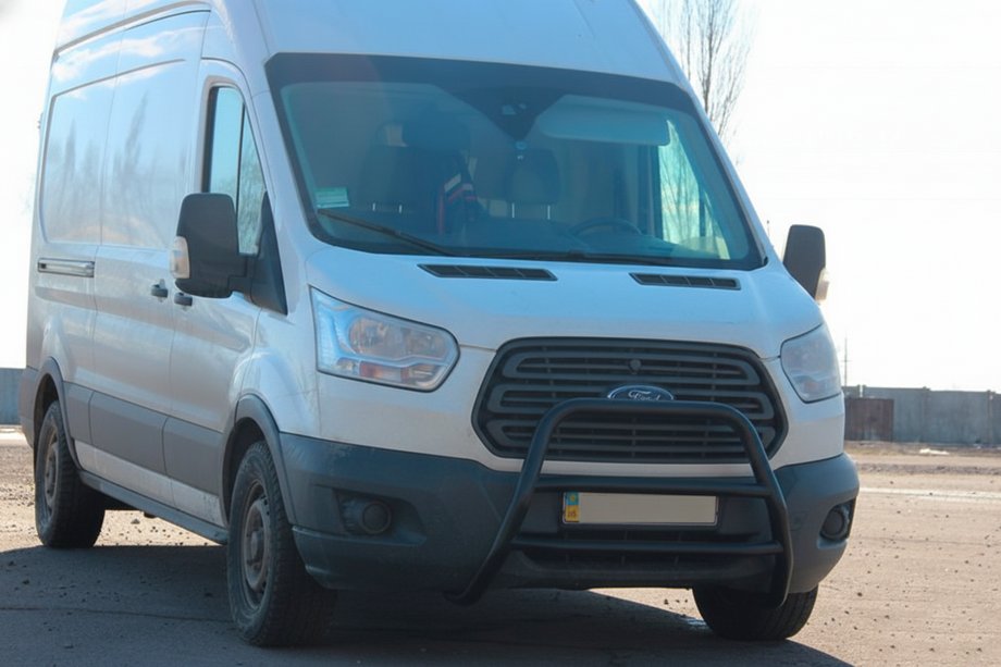 Ford Transit 2014- Parabulloni WT022 Nero (Acciaio Inox) Image
