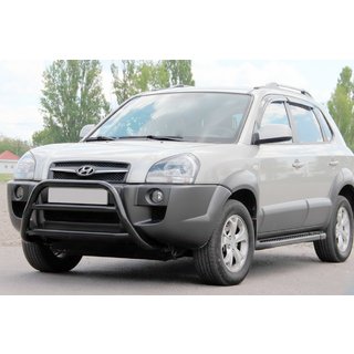 Parabulloni WT022 Nero (Acciaio Inox) Hyundai Tucson JM 2004- foto 2