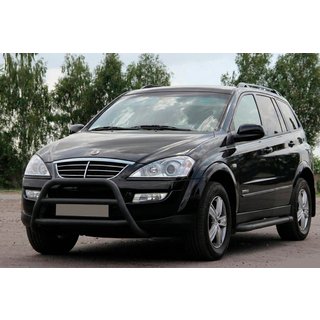 Parabulloni WT022 Nero (Acciaio Inox) SsangYong Kyron 2005-2014 foto 1
