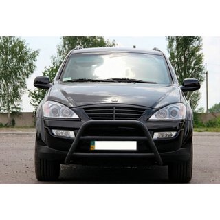 Parabulloni WT022 Nero (Acciaio Inox) SsangYong Kyron 2005-2014 foto 2