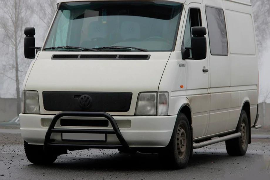 Volkswagen LT 1995-2006 Parabulloni WT022 Nero (Acciaio Inox) Image