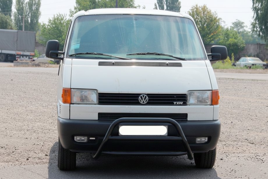 Volkswagen T4 Transporter 1990-2003 Parabulloni WT022 Nero (Acciaio Inox) Image