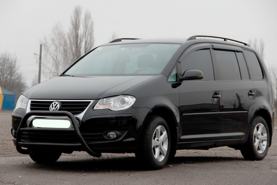 Volkswagen Touran 2003-2010 Parabulloni WT022 Nero (Acciaio Inox) Image