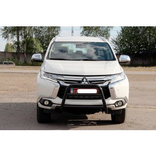 Parabulloni WT022 Nero (Acciaio Inox) Mitsubishi Pajero Sport 2015- foto 1