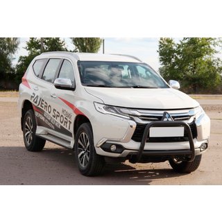 Parabulloni WT022 Nero (Acciaio Inox) Mitsubishi Pajero Sport 2015- foto 2
