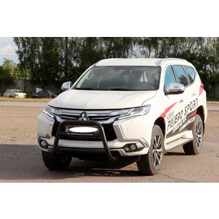 Parabulloni WT022 Nero (Acciaio Inox) Mitsubishi Pajero Sport 2015- foto 3