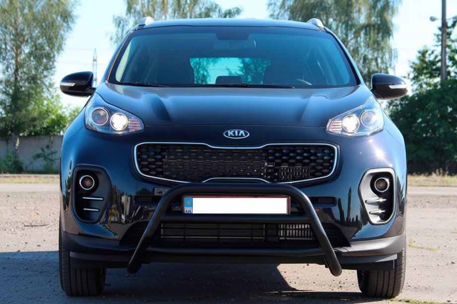 Kia Sportage 2015-2021 Parabulloni WT023 Nero (Acciaio Inox) Image