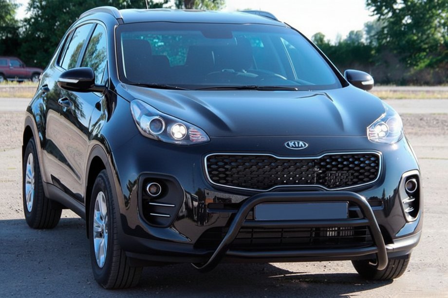 Kia Sportage 2015-2021 Parabulloni WT023 Nero (Acciaio Inox) Foto 2
