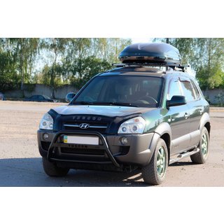 Parabulloni WT025 Nero (Acciaio Inox) Hyundai Tucson JM 2004- foto 2