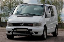 Mercedes Vito W638 1996-2003 Parabulloni WT022 Nero (Acciaio Inox) foto 2