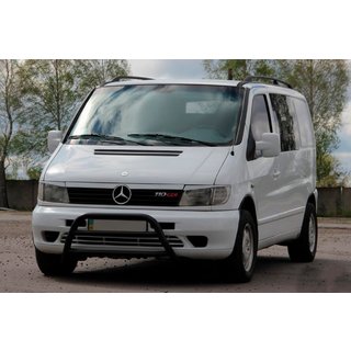 Parabulloni WT022 Nero (Acciaio Inox) Mercedes Vito W638 1996-2003 foto 2