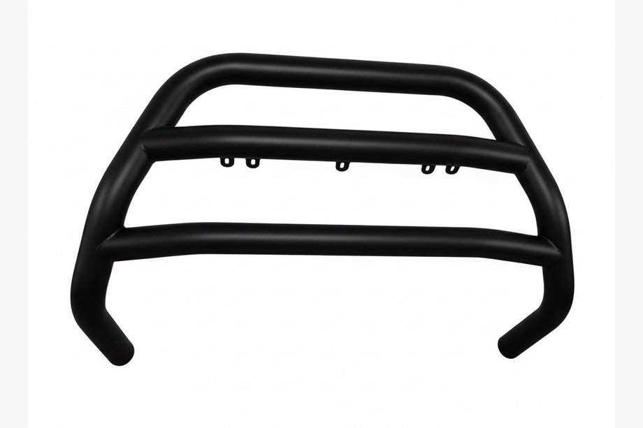 Mercedes Sprinter W906 2006–2018 Parabull basso WT017 Nero (acciaio inox) Foto 1